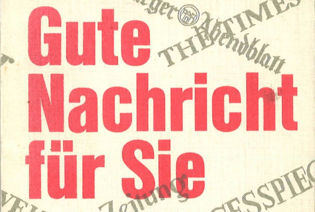 1968 erscheint die "Gute Nachricht für Sie. NT68" bei der Württembergischen Bibelanstalt als Taschenbuch. Der Preis: 3,80 DM. 