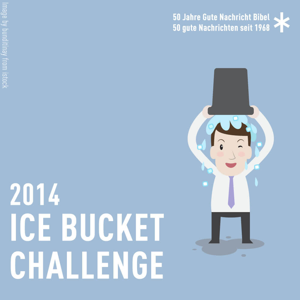Text im Bild: 2014 ice bucket challenge