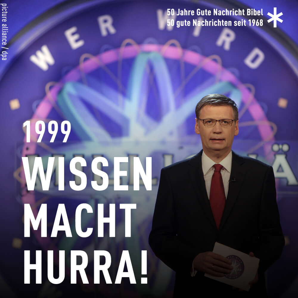 Text im Bild: 1999 Wissen macht Hurra!