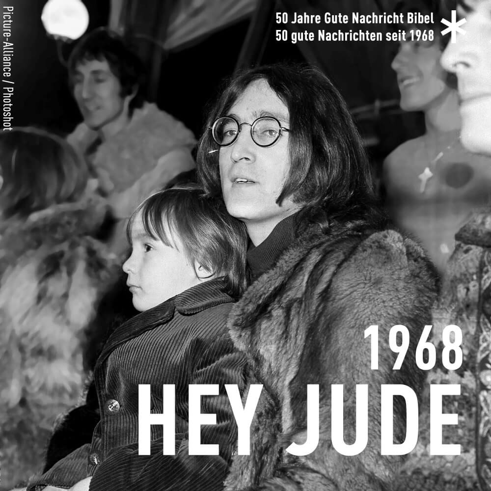 Text im Bild: 1968 Hey Jude