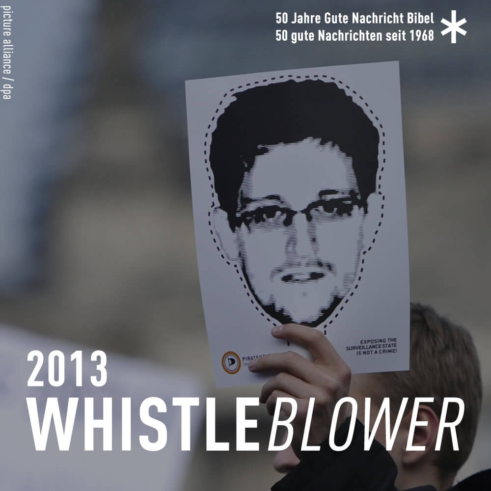 Text im Bild: 2013 Whistleblower