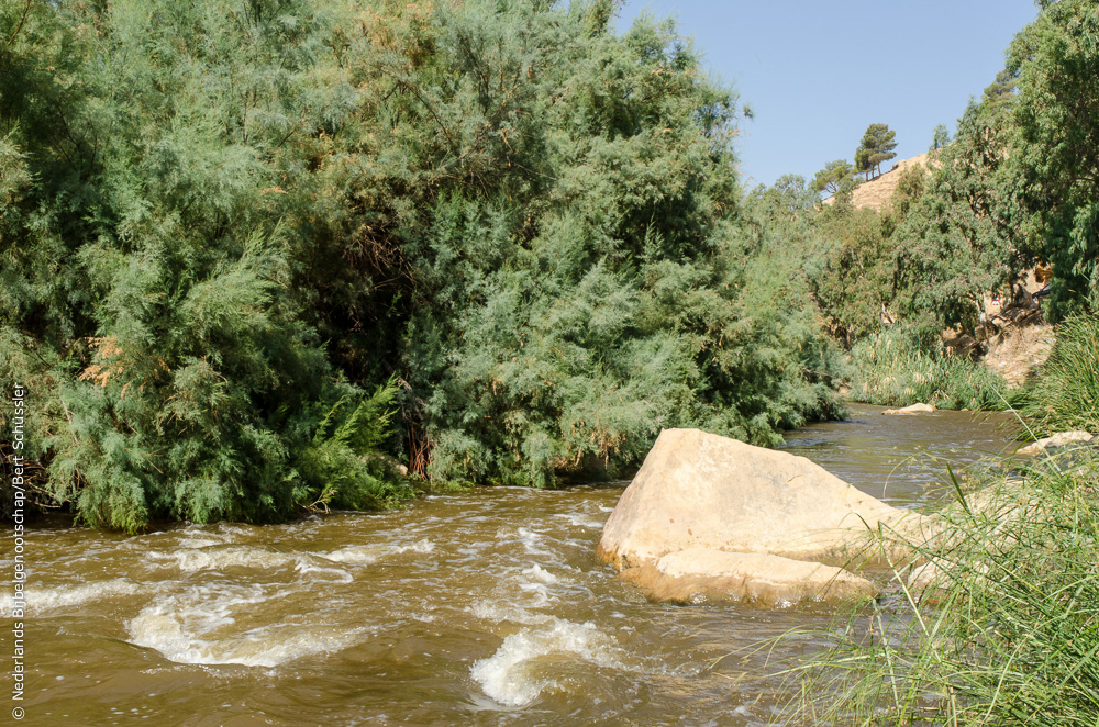 Rivier Jabbok in Jordanie