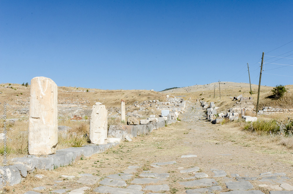 Decumanus in Antiochië in Pisidië