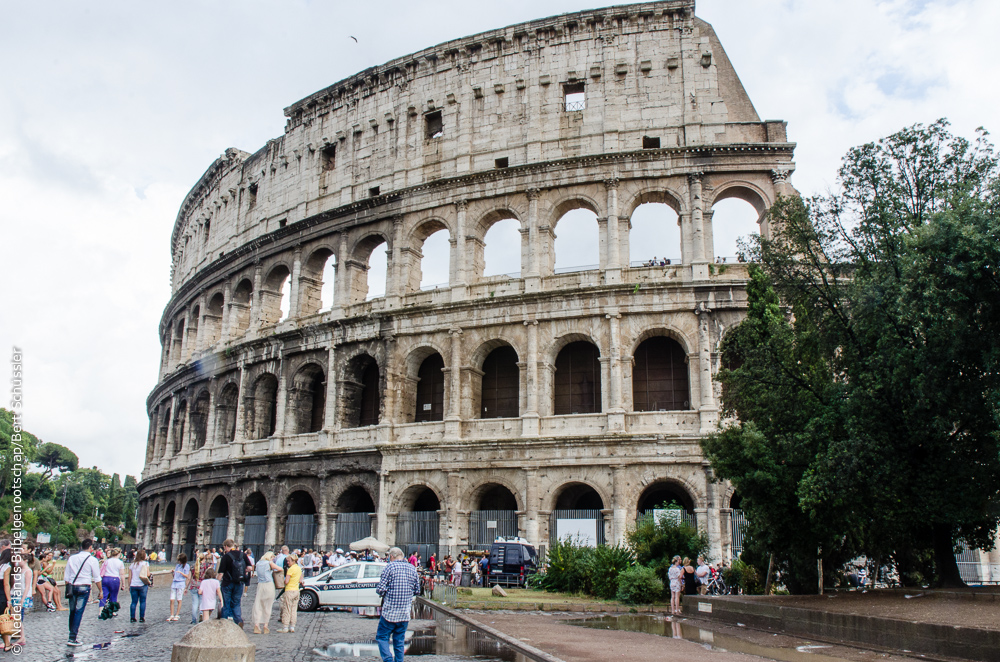 Colosseum buitenkant in Rome