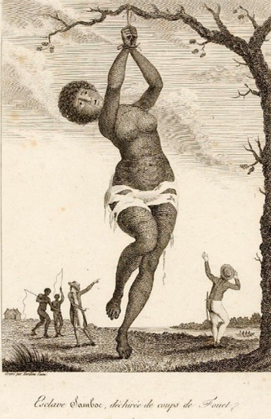 Prent uit J.G. Stedman, Narrative of a five years' expedition against the revolted Negroes of Surinam, 1796. © Tropenmuseum